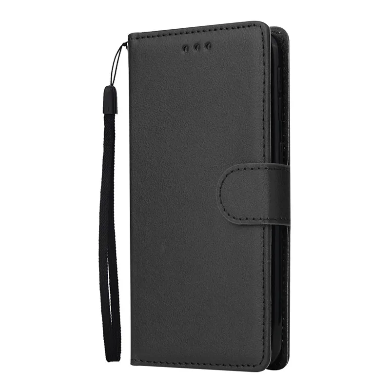 Черный Для Xiaomi Redmi Note 7 кожаный чехол для Xiaomi Redmi Note7 Note 7 8 Pro 8T 8A 7A Чехол Флип-бумажник чехол для телефона s Coque - Цвет: Черный