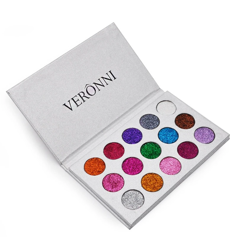 

15 Colors Professional Make Up Pallette Long-lasting Glitter Shinning Eyeshadow Palette Eyes Makeup GQ94