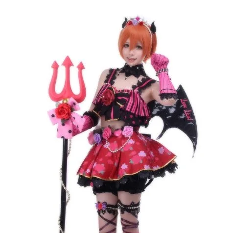 Аниме Love Live! LoveLive! Все персонажи Костюмы для косплея чертенок возбуждение Косака
