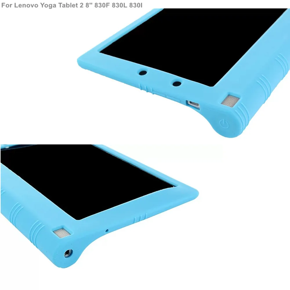 Силиконовый чехол для lenovo Yoga Tablet 3 8 0 '鮪F 850 M 850L резиновый Tab 2 830F 830L 830I Funda