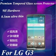 10 шт./лот для LG G3 Высокое качество Ультратонкая класса премиум закаленное Стекло Экран защитная пленка протектор крышки для LGG3
