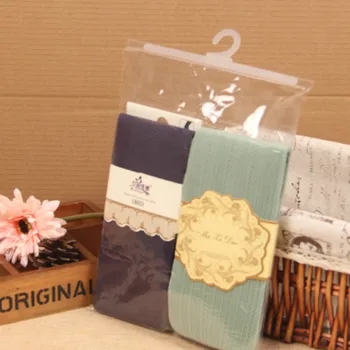 

100pcs PVC hooking bag cloth socks vest t shirts packaging storage bags zip lock large pouch store package