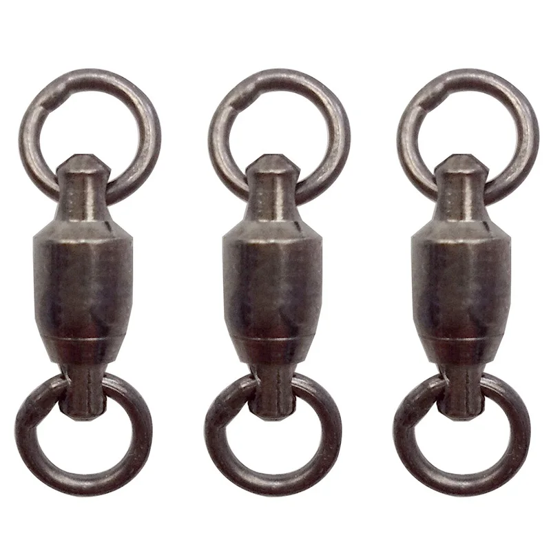 10pcs Ball Bearing Fishing Swivel With Solid Ring Ball Bearing Swivels
