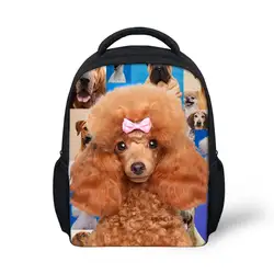 Noisydesigns уникальный рюкзак с принтом собаки для Дети довольно маленьких мальчиков девочек Школьный Рюкзак Опрятный ребенок Bookbag