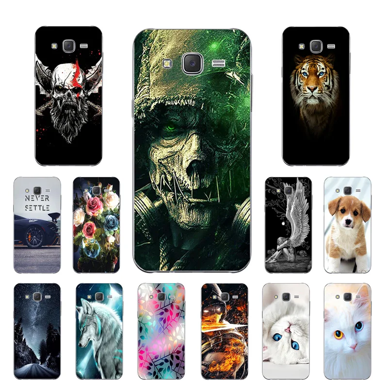 5&quot for Samsung Galaxy J5 2015 Back Cover Ultrathin Soft TPU Funda J500 Phone Case Customized Painted Silicone Shell |