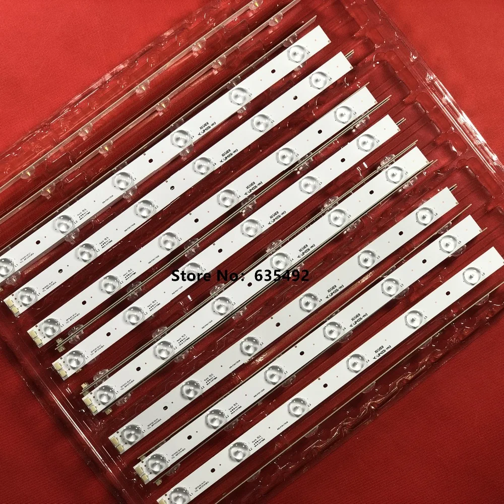 

8PCS 100% New For L40F3309B L40F3307B L40F3301B LED Backlight 4C-LB4006-YH1 4C-LB4006-YH3 40F2370-6EA 006-P2K Screen LVF400NDDL