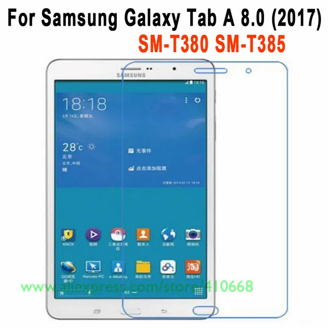 9H Glass Tempered Glass For Samsung Galaxy Tab A 8.0 (2017, 8.0", 4G