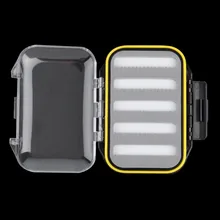 Двухсторонняя Водонепроницаемая пластиковая пенопластовая приманка для рыбалки крючок Ящик для хранения