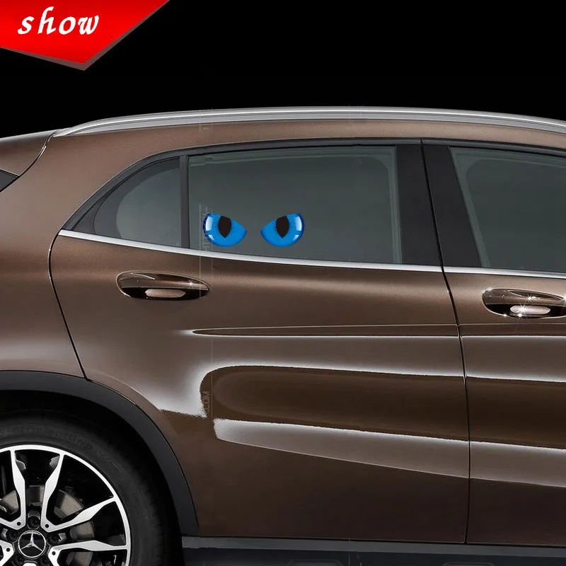 3D забавная наклейка для автомобилей Monster Eyes авто стены автомобиля наклейки на