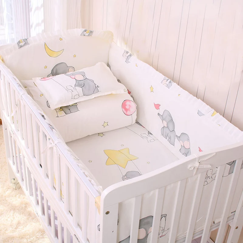 crib bumper set boy