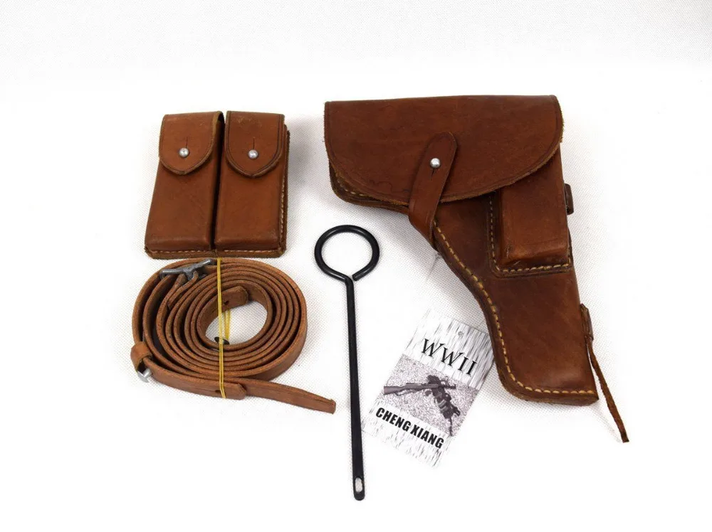 

FULL SET ORIGINAL SURPLUS VIETNAM WAR CHINESE TYPE 54 TT TOKAREV PISTOL LEATHER HOLSTER
