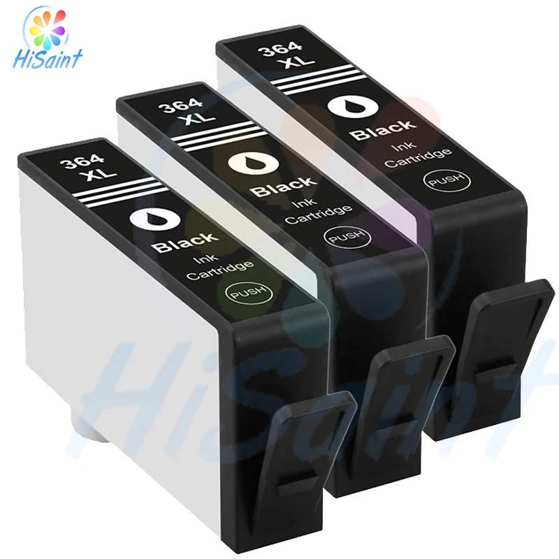 Hisaint 2019 Новый 3x Drucker-Patrone черный для HP 364 XL Photosmart 5510 B010B B210 B210A чернильные картриджи |