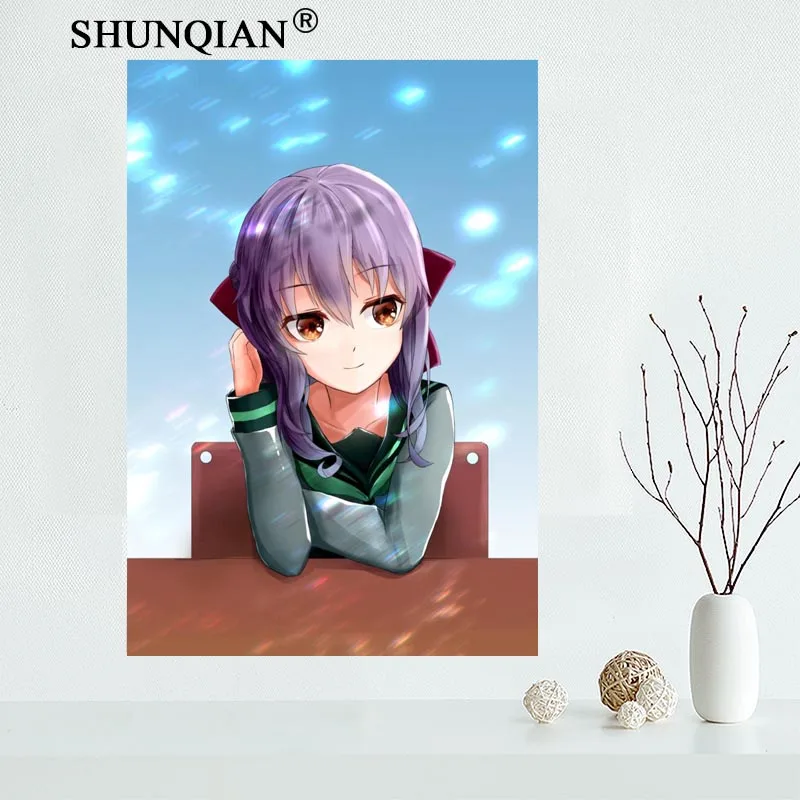 Owari no seraph hiiragi shinoa тканевый плакат на холсте для домашнего декора, художественная живопись на заказ - Цвет: Poster