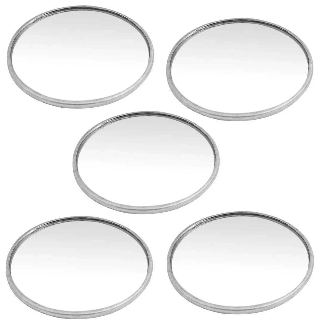 

5 Pcs Auto Stick-on Round Rear View Blind Spot Mirror 2"