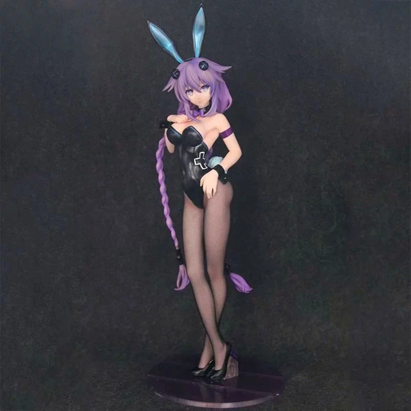 43 см Hyperdimension Neptunia аниме Рисунок фиолетовый сердце черное сердце фигурку кролика для девочек Ver комплект сексуальные куклы с коробкой F314