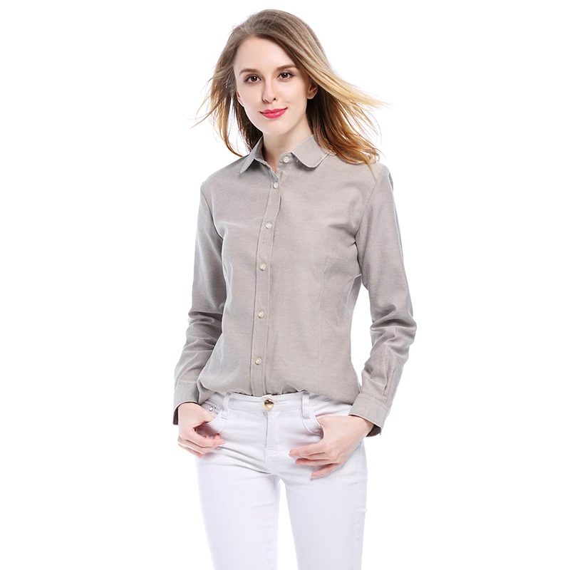womens plus oxford shirts