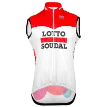 Windstopper LOTTO SOUDAL PRO TEAM 2 цвета без рукавов велосипедная куртка жилет Mtb Одежда велосипедный Майо Ciclismo
