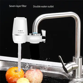 

Household Tap Water Filter Faucet Mount Filter Kitchen Water Purifier Home Activated Carbon Water Softener With 7 Layer Filter 0