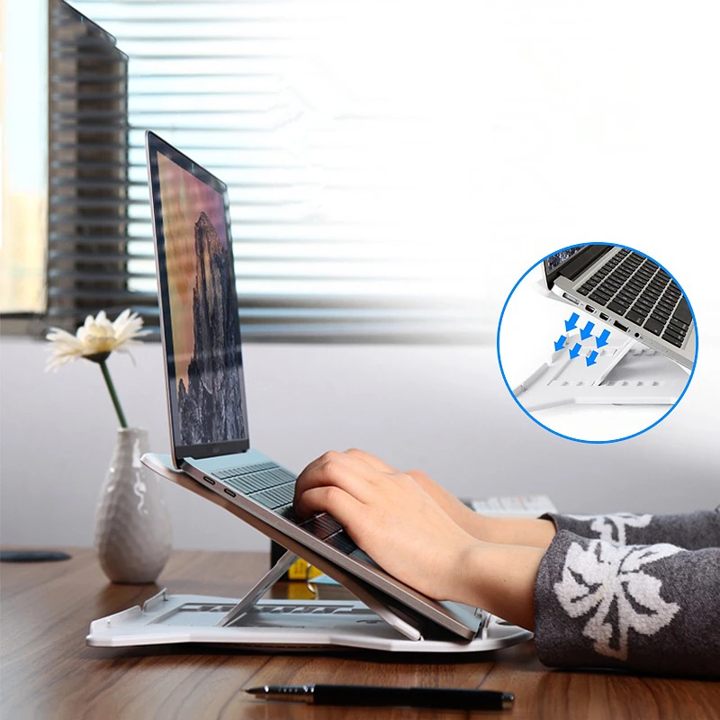 Foldable Adjustable ABS Laptop Stand Holder 11-17 \ Foldable Adjustable ABS Laptop Stand Holder 11-17 \