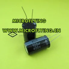 

1pcs/lot Aluminum electrolytic capacitor 120 uF 400 V 18*30mm Electrolytic capacitor ic