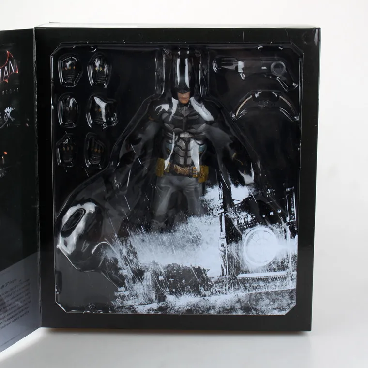 PLAY ARTS 27 см Бэтмен: рыцарь Аркхема Оригинальная черная версия фигурка модель игрушки