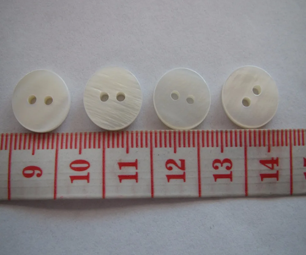 

free shipping 13mm mother of shell button 2 holes shell button doule flat shell blouse double natural white shirt 100pcs