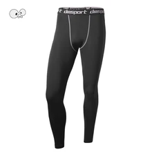 Новинка года спортивные штаны для бега колготки Для мужчин компрессионные, для бега, леггинсы одежда для спортзала фитнеса спорта Rushguard ММА Для мужчин брюки