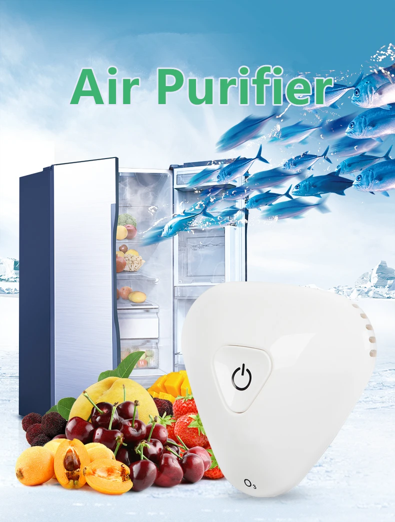 Дропшиппинг Мини Портативный стерилизатор озоновый генератор очиститель воздуха запах Elimator холодильник дезодорант свежий воздух для дома