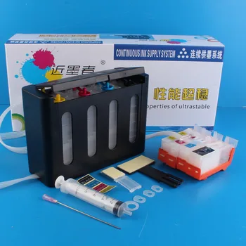 

Universal 4Color Continuous Ink Supply System CISS kit with full accessaries bulk ink tank for CANON IX4000 IX5000 Printer CISS