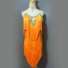 Новинка, костюмы для латинских танцев, старший пикантные камни кисточкой латинские танцы платье для латинских танцев для женщин конкурс латиноамериканских танцев платья S-4XL A32