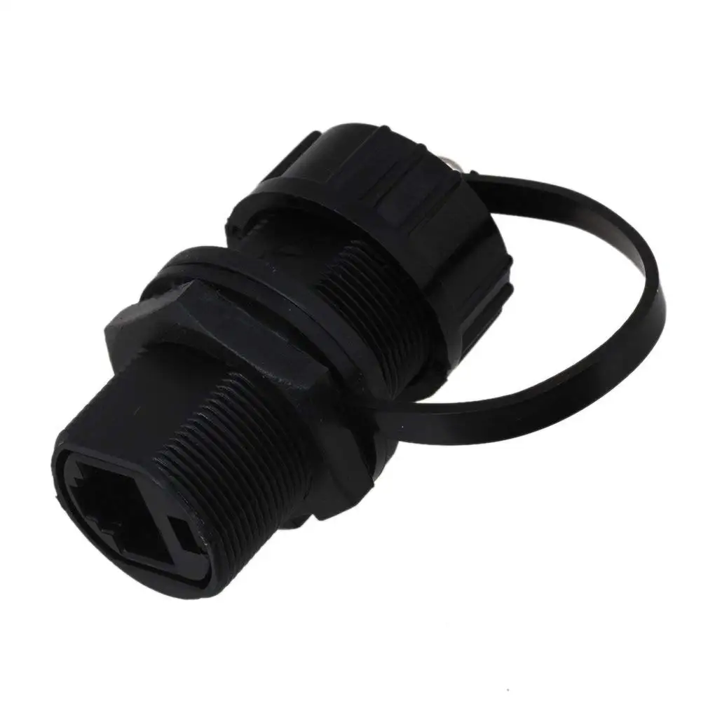 M20 LAN RJ45 Black Jack to Jack Outdoor Waterproof ConnectorPipe Fittings AliExpress
