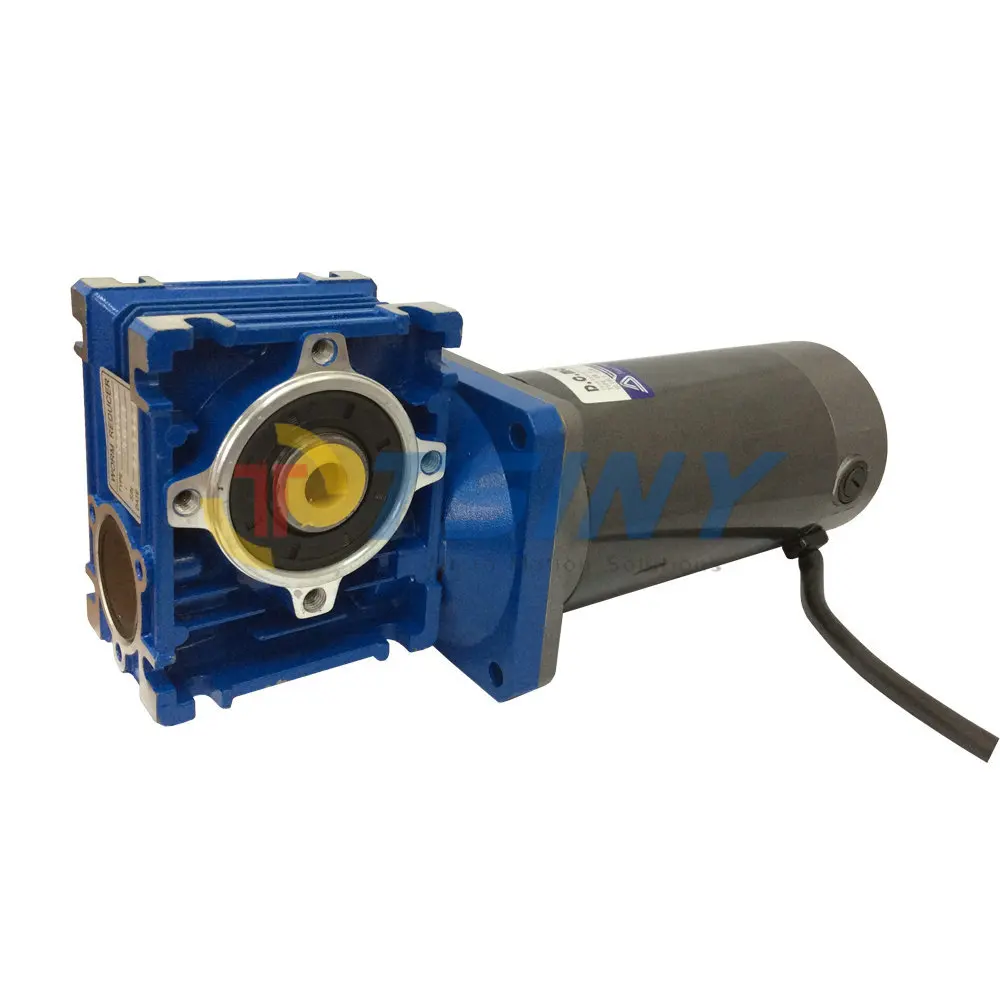1PCS DC24V 100W Large Torque Worm Gear Motor With Gear Box GW80170 Motor