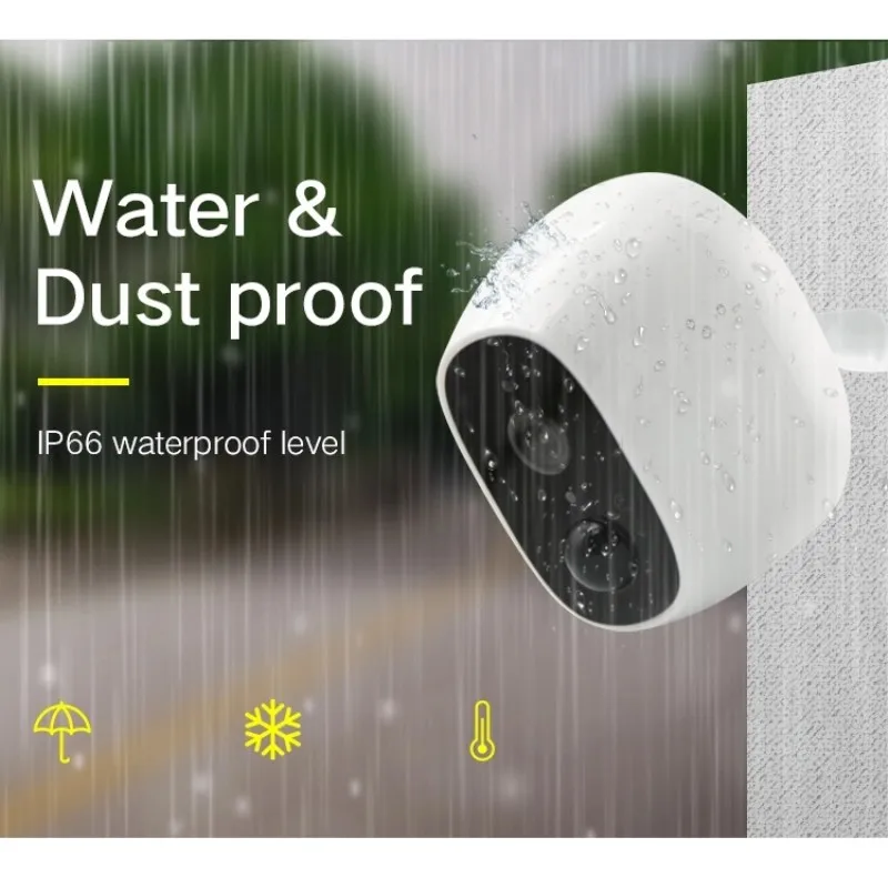 Y6 Rechargeable Battery Power Outdoor Wireless IP Camera Full HD 1080P Waterproof CCTV Camera Motion Detection 2 Way Audio
