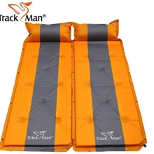 Trackman одиночный человек Outdoo Самонадувающийся спальный коврик с подушкой кемпинг палатка матрас путешествия влагостойкий коврик