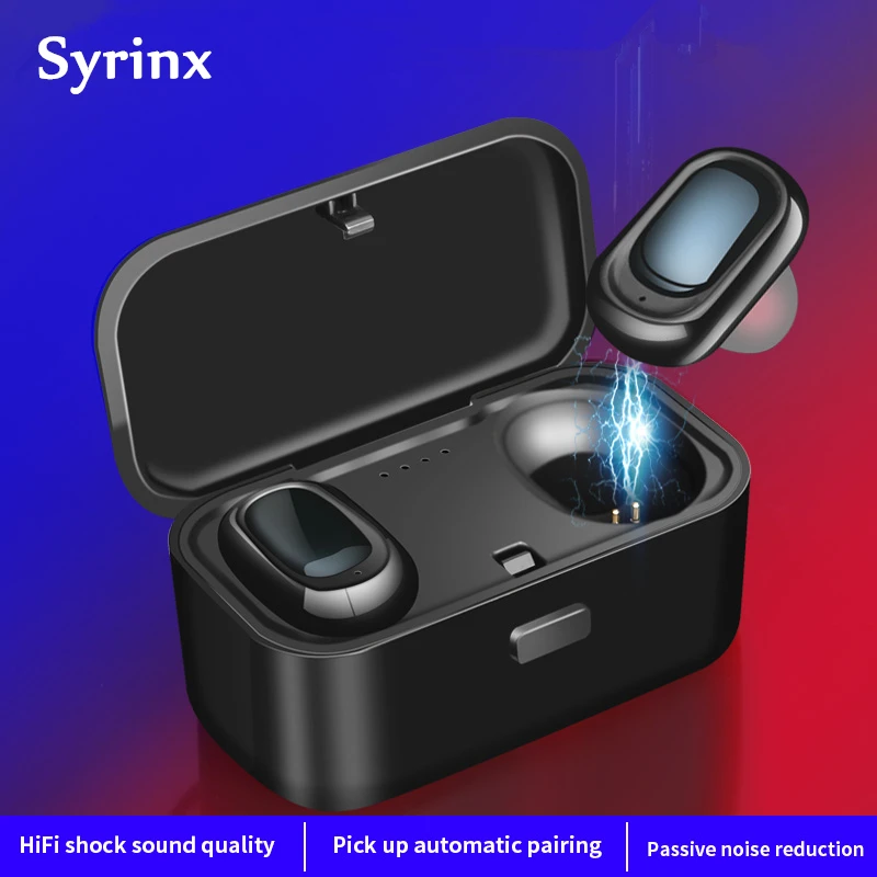 

TWS L1 QS1 Mini Dual V4.2 Wireless Earphones Bluetooth Headphone 3D Stereo Sound Earbuds with Dual Microphone and Charging box