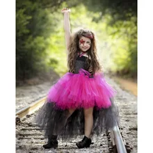 Rockstar Queen Girls Dress Birthday Outfit Photo Prop Halloween Costume Little Girl Tutu Dress Funking Girls Dresses PT243