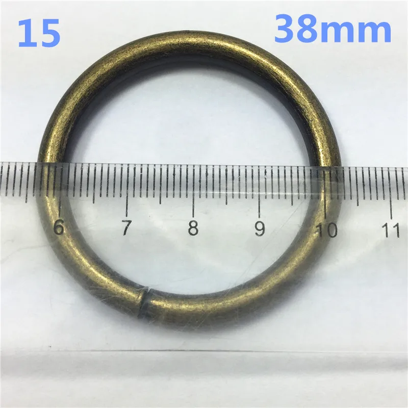 15-38mm vintage antique bronze  D O Ring Openable Keyring Leather Bag Belt Strap Dog Chain Buckle Snap Clasp Clip Trigger Accessories DIY