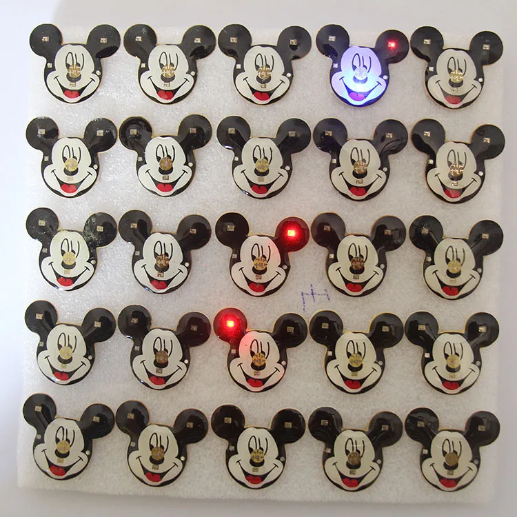led brooch