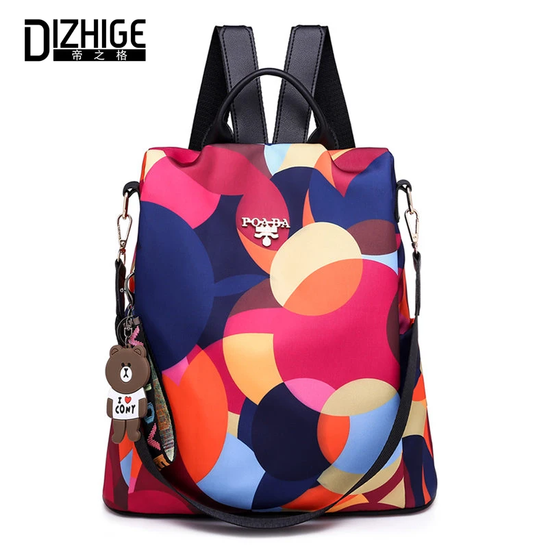 DIZHIGE العلامة التجارية الأزياء للماء أكسفورد النساء مكافحة سرقة ظهره حقيبة مدرسية عالية الجودة للنساء متعددة الوظائف حقائب السفر DIZHIGE العلامة التجارية الأزياء للماء أكسفورد النساء مكافحة سرقة ظهره حقيبة مدرسية عالية الجودة للنساء متعددة الوظائف حقائب السفر