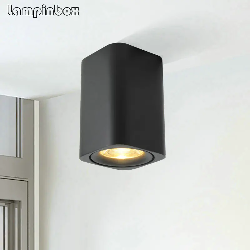 

Modern Simple Ceiling Lamps LED Spotlight Surface Mount Downlight Lighting Indoor Black/White/Gray Light Ceiling Lamps LP-87