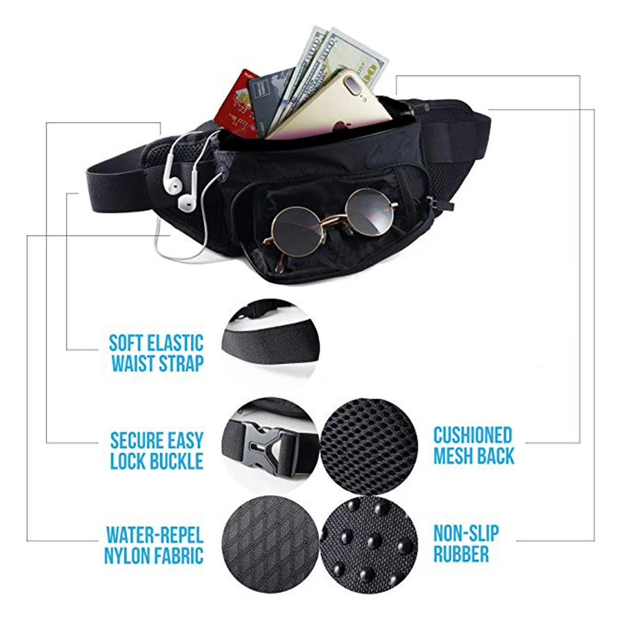 running belt with bottle