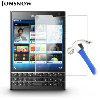 

JONSNOW Tempered Glass for BlackBerry Passport Q30 Screen Protector 2.5D 9H Explosion-proof HD Protective Film