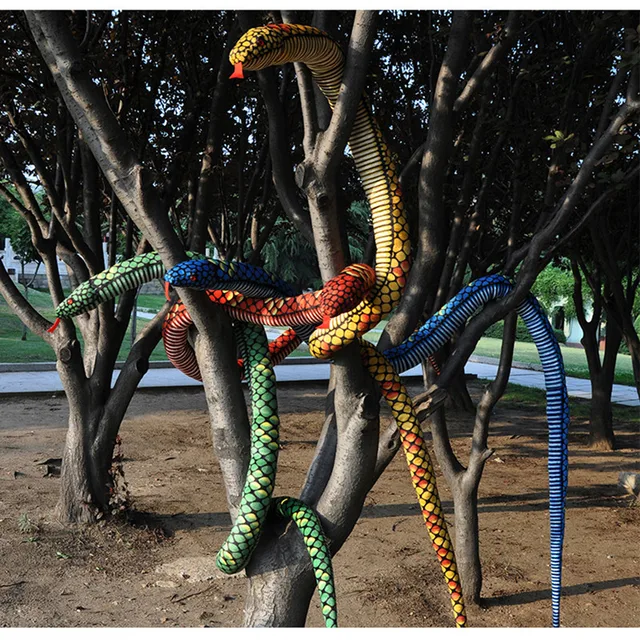 280cm Big Size Snake Plush Toy The Simulation Snake Soft Stuffed Toys