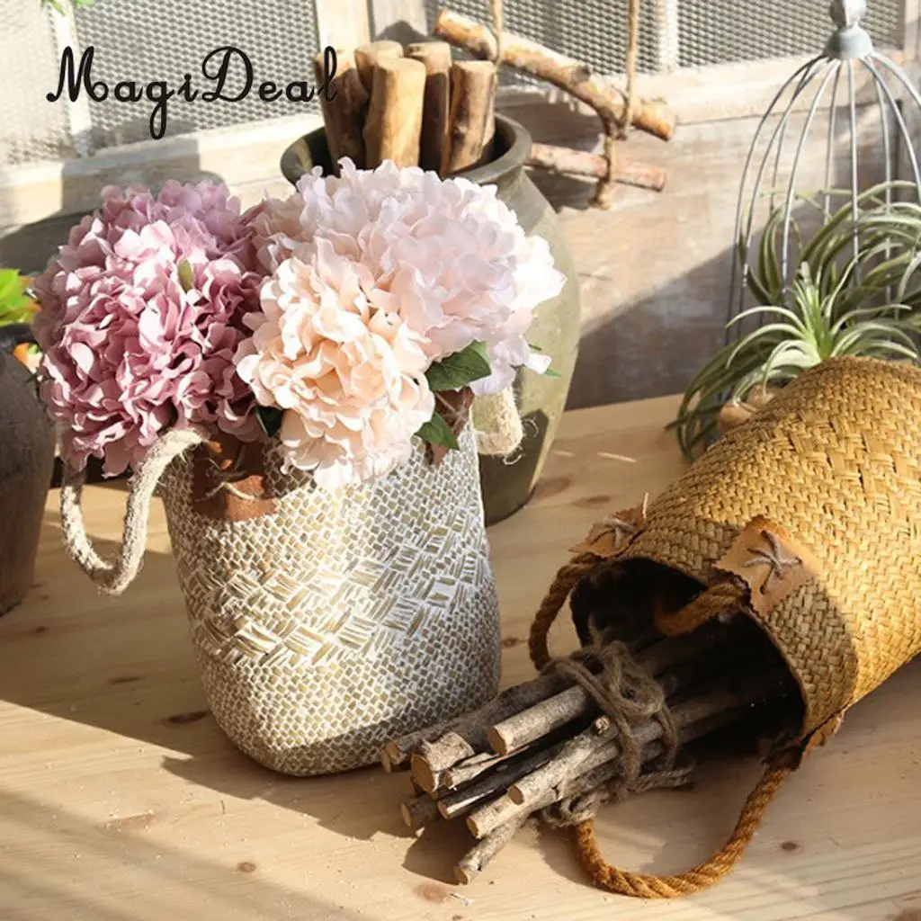 Fashionable Shopping Bag Basket Storage Planter Pot Laundry Bag Shelf Stands Plant Container Window Box Bag Bin
