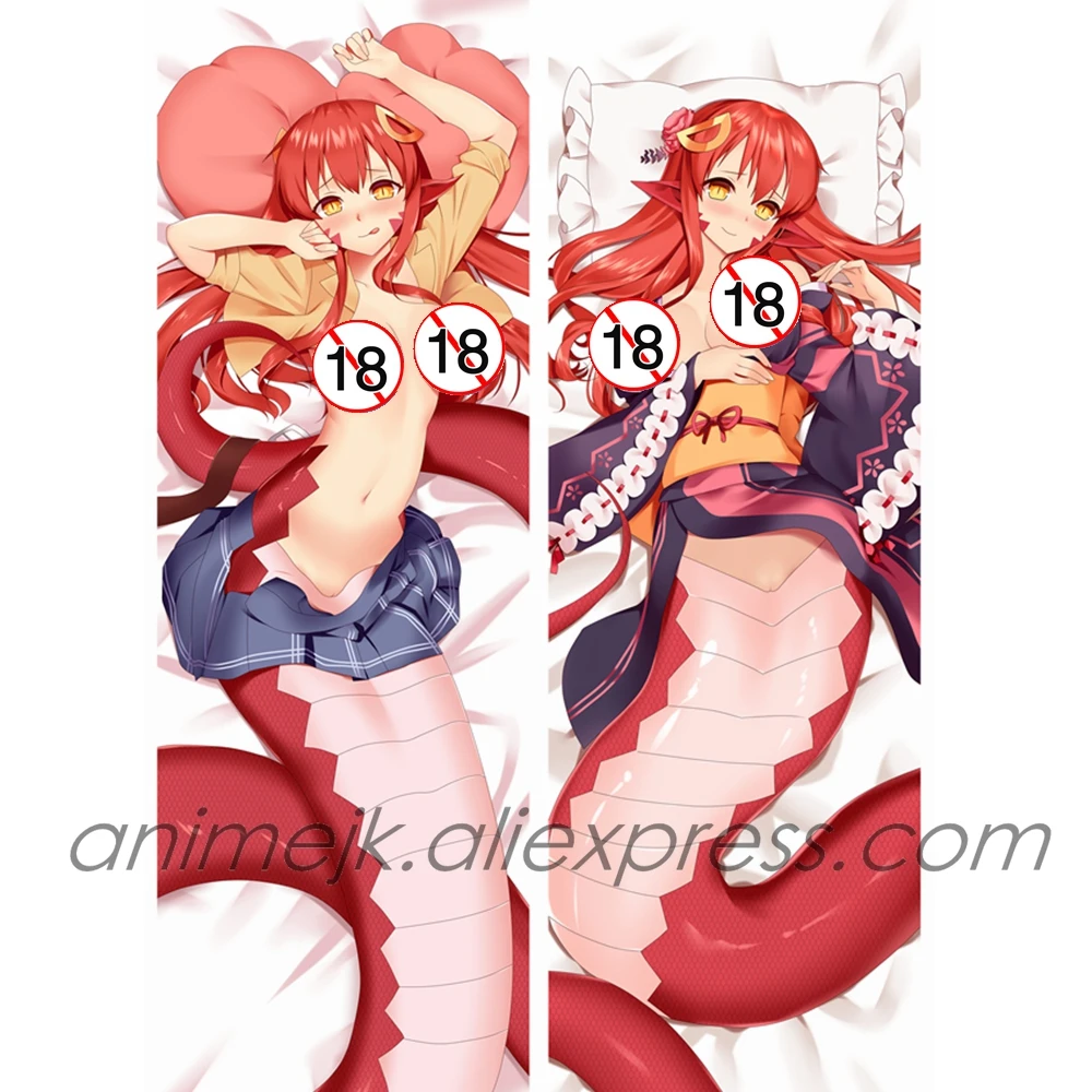 Чехол Подушка с изображением аниме JK monster musume no iru nichijou Miia Dakimakura чехол подушка змеи