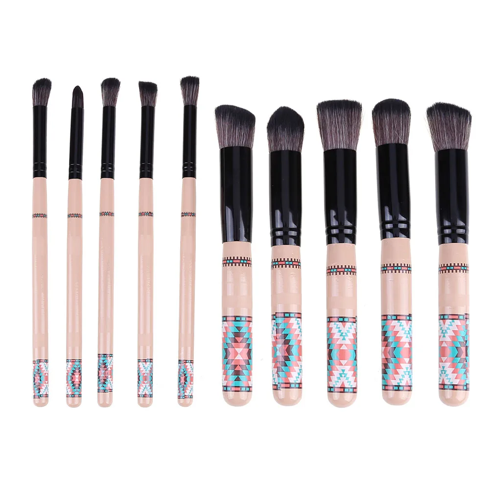 

10pcs Cosmetic Foundation Makeup Brushes Set Soft Eyeshadow Eyebrow Blush Blending Brush Cosmetics Beauty Makeup maquiagem