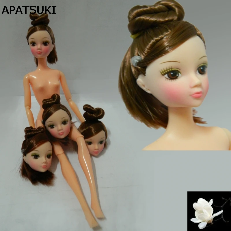 DIY Детская игрушка голова куклы с красивым макияжем Аксессуары для 11 5