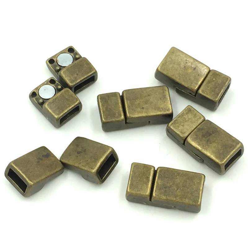 50 Sets Wholesale Bronze Tone Clasps Fermoirs Jewelry Making 17x8mmjewelry making