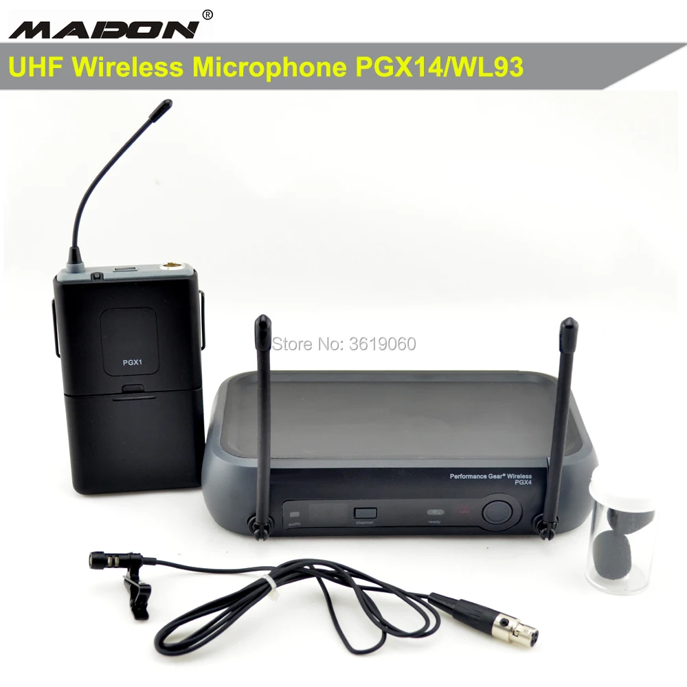 

Free shipping ,PGX24/WL93 UHF true diversity Lavalier Wireless microphone system