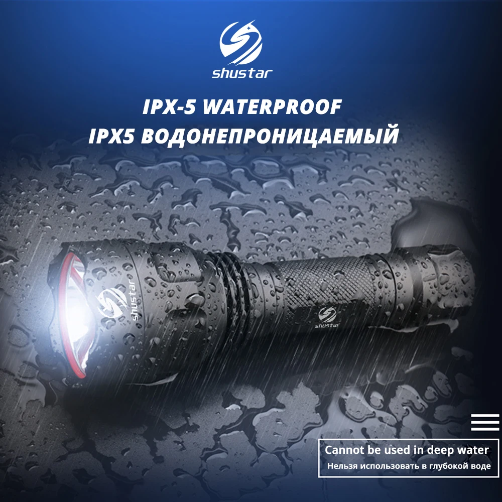 Clearance Powerful LED Bicycle light Waterproof 5 lighting modes bike light Suitable for Night riding Powered by 18650 battery 5